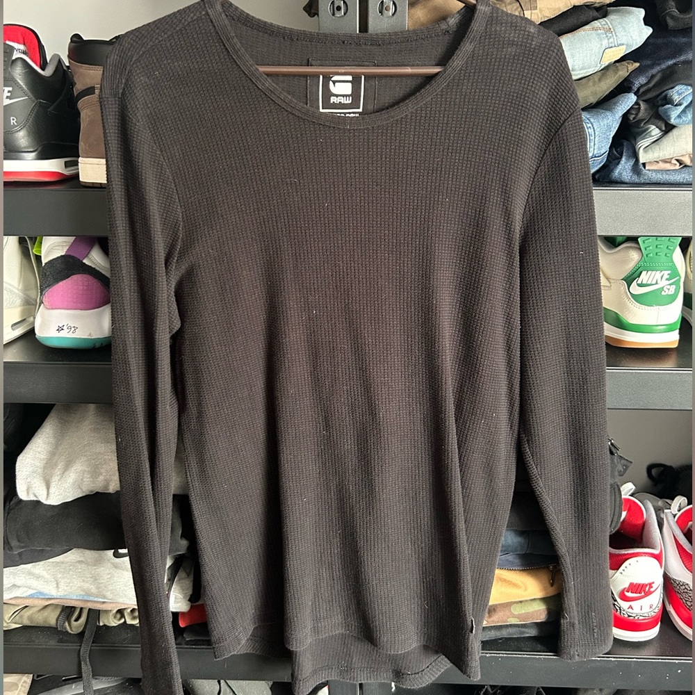 G-Star long sleeves ribbed cotton light sweater